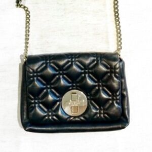 Kate Spade Black Quilted Crossbody Bag